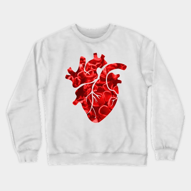 Heart Crewneck Sweatshirt by shiro